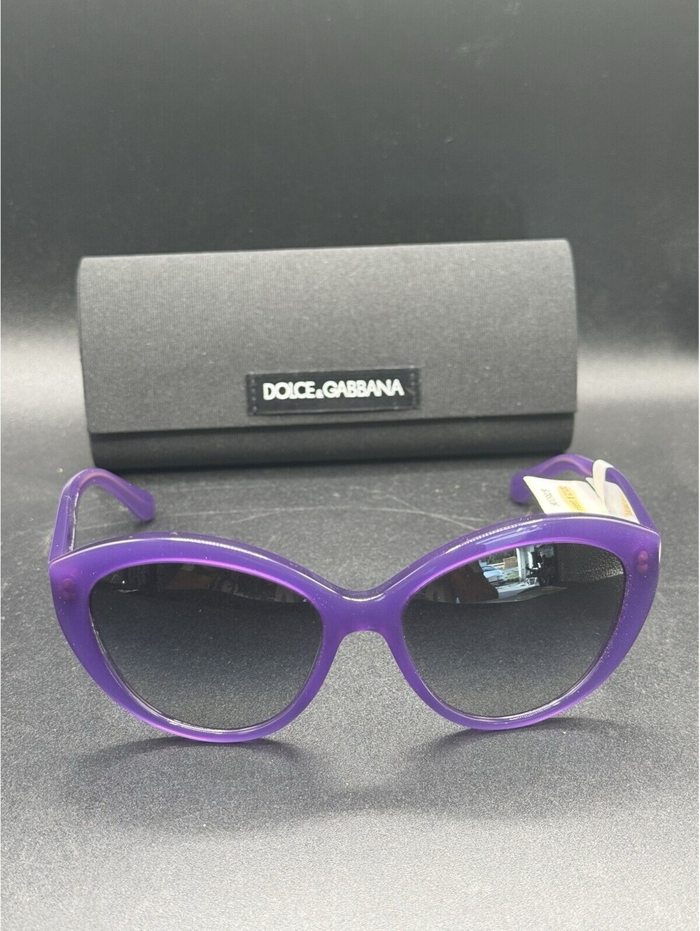 Dolce & Gabbana DG 4239 Opal Violet/Grey Gradient Lenses 56-17-140